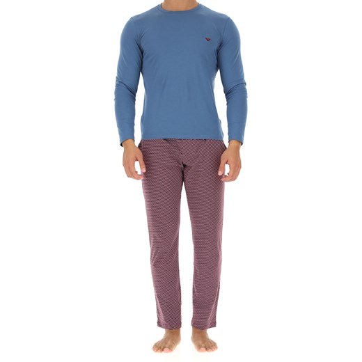 Emporio Armani Piżama dla Mężczyzn Na Wyprzedaży, papier cukrowy, Bawełna, 2019, M S
