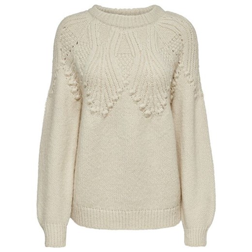 ONLY Damski kardigan ONLANELIA L / S PULLOVER KNT Mleczko migdałowe (rozmiar M) , BEZPŁATNY ODBIÓR: WROCŁAW! Only M Mall