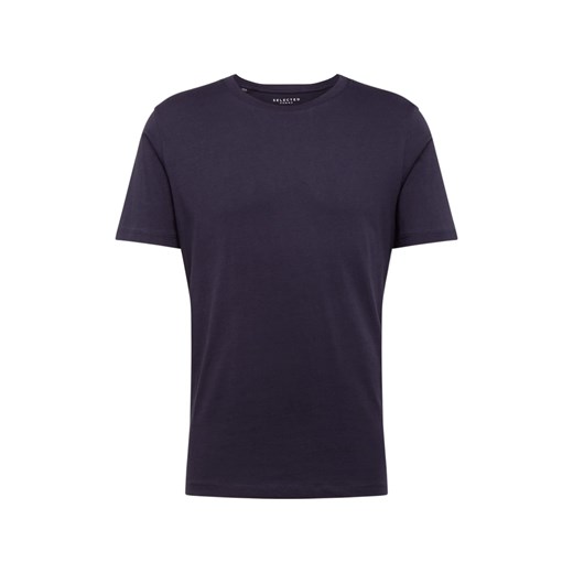T-shirt męski Selected Homme z krótkimi rękawami bez wzorów na wiosnę