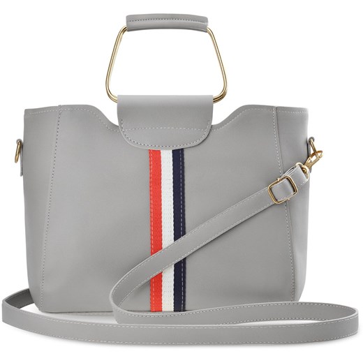Shopper bag duża ze skóry ekologicznej bez dodatków elegancka