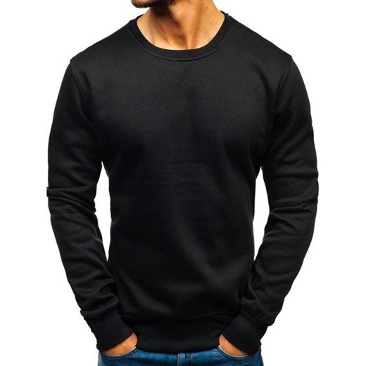 Bluza męska bez kaptura czarna Bolf BO-01