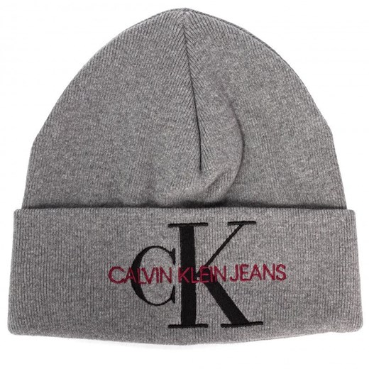 Calvin Klein czapka zimowa damska szara
