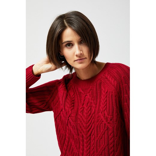 Sweter damski z okrągłym dekoltem