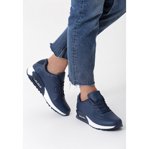 Granatowe Buty Sportowe Cold Nights