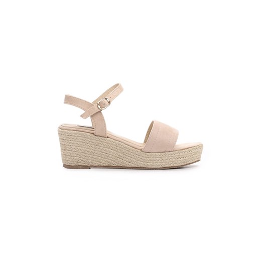 Espadryle damskie Born2be na platformie z klamrą