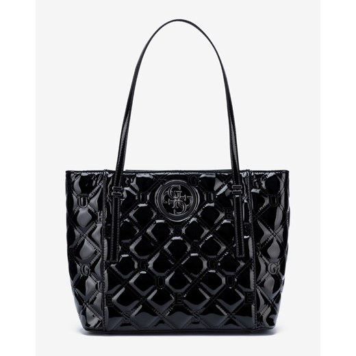 Shopper bag Guess elegancka na ramię mieszcząca a8 bez dodatków
