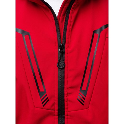 KURTKA MĘSKA SOFTSHELL CZERWONA OZONEE N/5427 Ozonee XL okazja ozonee.pl