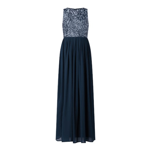 Sukienka wieczorowa z szyfonu z cekinowymi aplikacjami Lace & Beads M Peek&Cloppenburg