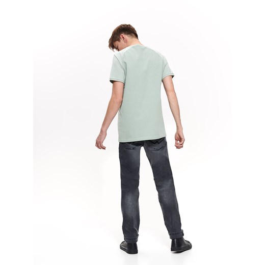 T-shirt strukturalny dopasowany Top Secret XXL okazja