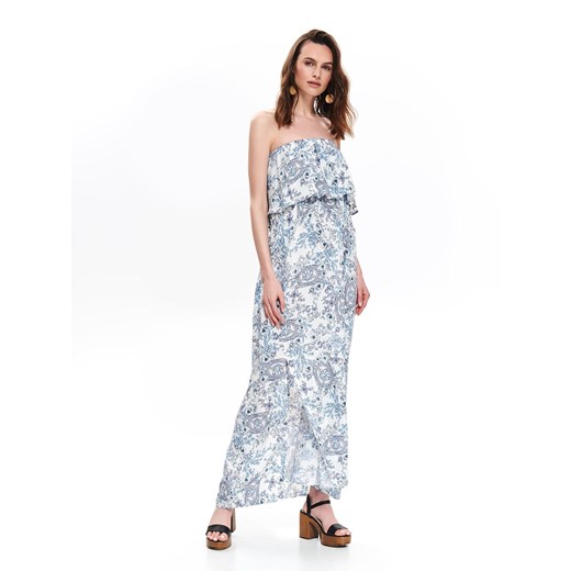 Sukienka maxi w porcelanowy nadruk Top Secret 34 okazyjna cena