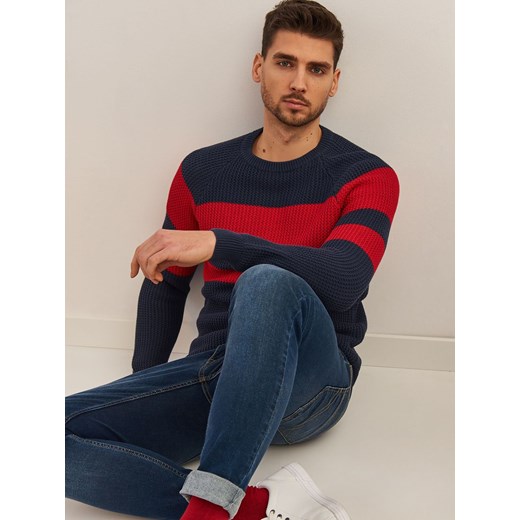 Sweter multikolorowy Top Secret XL promocja