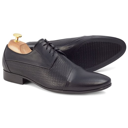 Buty eleganckie męskie Brilu sznurowane