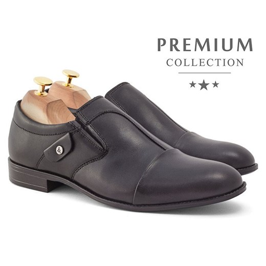 Buty eleganckie męskie Brilu bez zapięcia na jesień