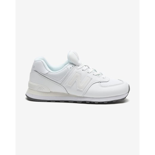 Buty sportowe damskie New Balance w stylu młodzieżowym new 575 ze skóry bez wzorów