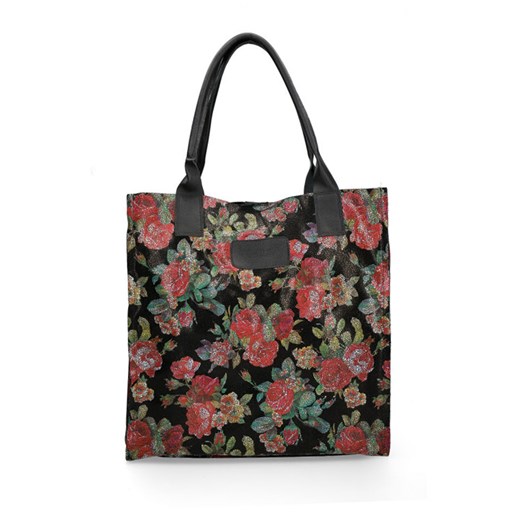 Arturo Vicci shopper bag bez dodatków duża w stylu młodzieżowym skórzana