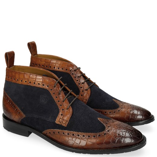 Buty zimowe męskie Melvin & Hamilton eleganckie zamszowe