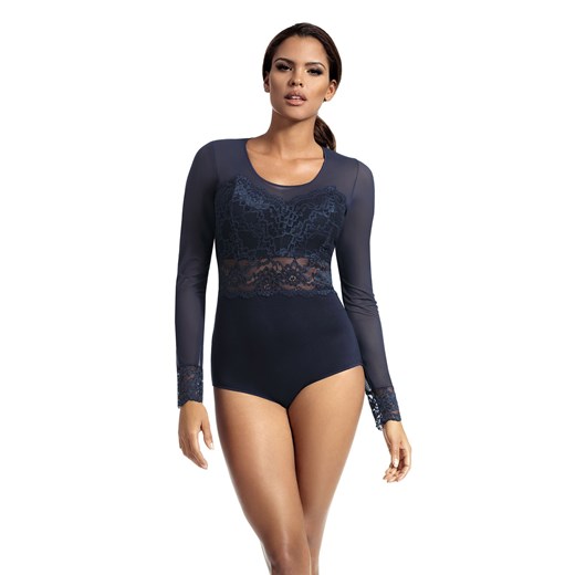 Czarne body damskie Hamana