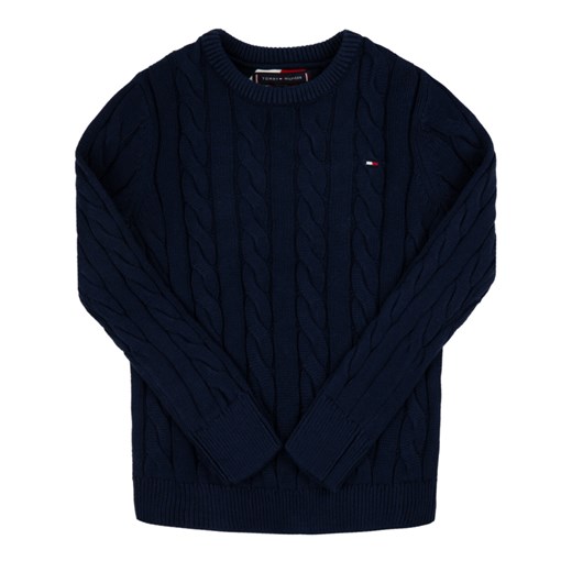 Sweter chłopięcy Tommy Hilfiger bez wzorów