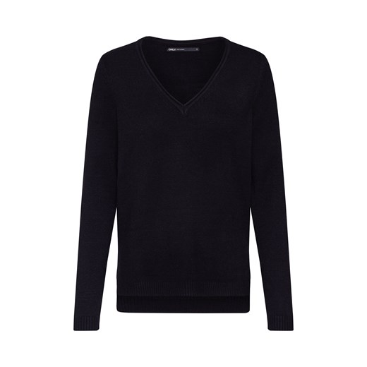 Sweter damski ONLY bez wzorów z okrągłym dekoltem