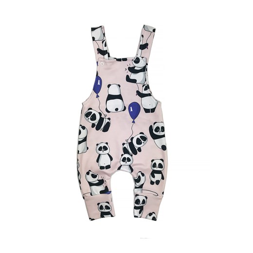 Ogrodniczki dziecięce powder panda print
