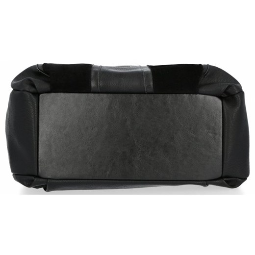 Shopper bag Conci zamszowa ze skóry ekologicznej elegancka