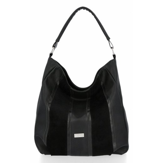 Shopper bag Conci ze skóry ekologicznej zamszowa elegancka