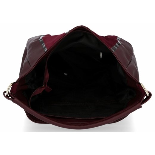 Shopper bag Conci ze skóry ekologicznej zamszowa