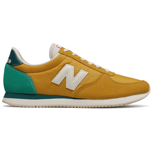 Buty sportowe damskie New Balance do biegania sznurowane gładkie ze skóry w eleganckim stylu na płaskiej podeszwie