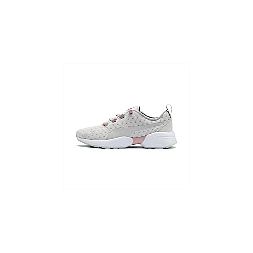 Buty sportowe damskie Puma do fitnessu bez wzorów z tkaniny sznurowane płaskie