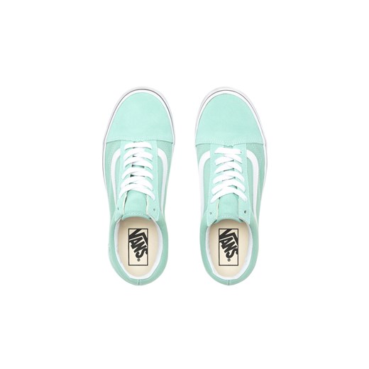 Miętowe trampki męskie Vans old skool młodzieżowe
