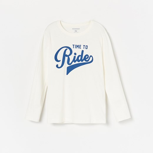Reserved t-shirt chłopięce na wiosnę z długim rękawem