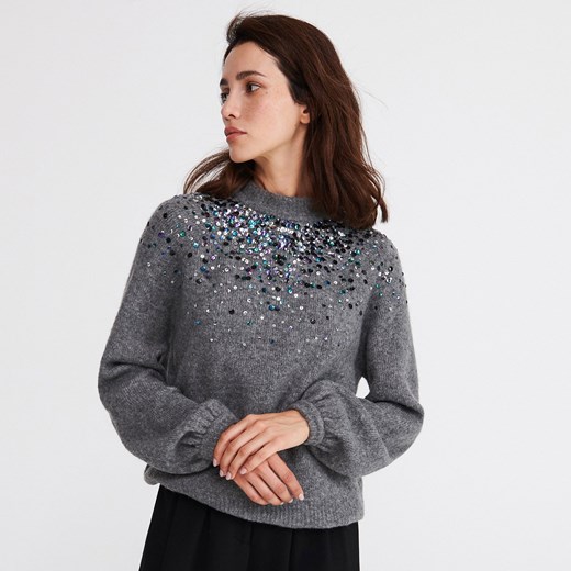 Sweter damski szary Reserved