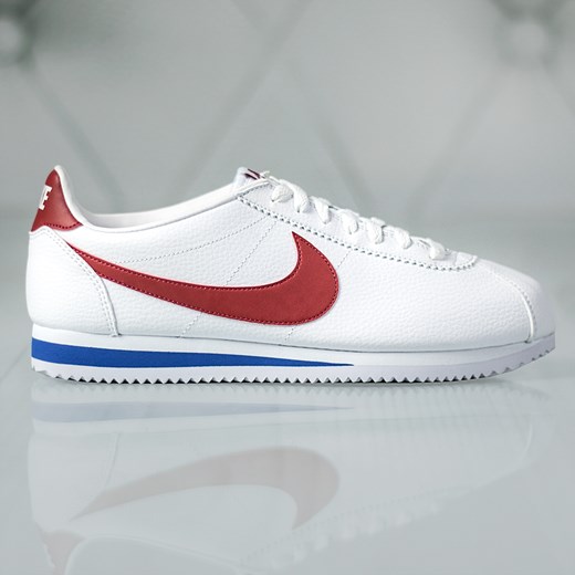 Buty sportowe damskie Nike cortez sznurowane gładkie na płaskiej podeszwie
