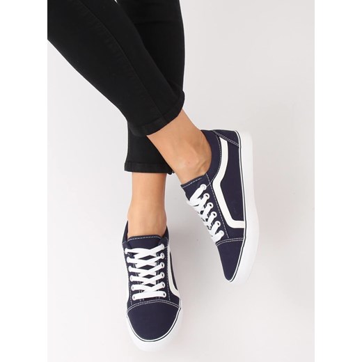 Trampki damskie granatowe BL117P NAVY 40 FLORENCE