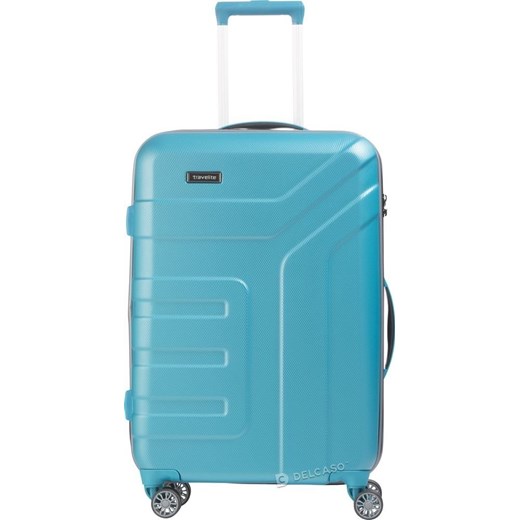 Walizka średnia poszerzana Travelite Vector 70 cm turkusowa Travelite uniwersalny Delcaso