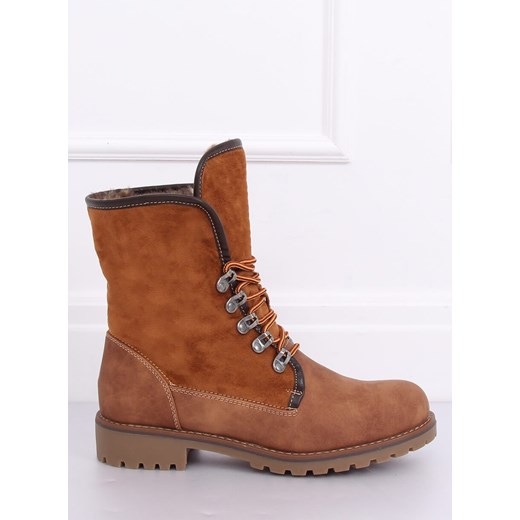 Timberki z futerkiem camel 331H-PA 41 mojbut.pl