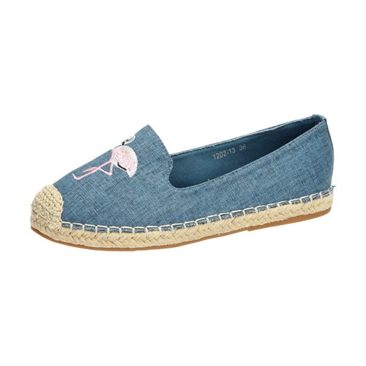 Granatowe espadryle lordsy damskie VICES 1202