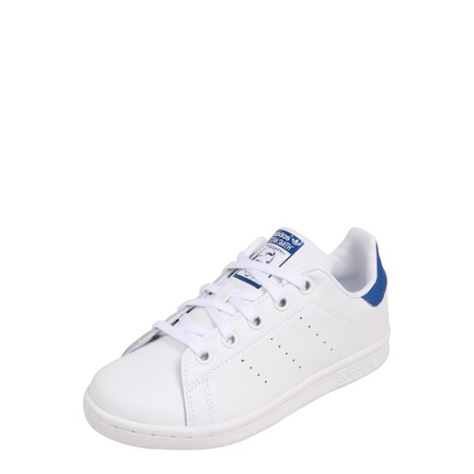 Białe trampki dziecięce Adidas Originals sznurowane