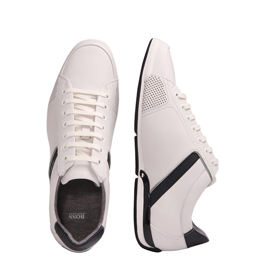 Buty sportowe męskie Boss skórzane sznurowane