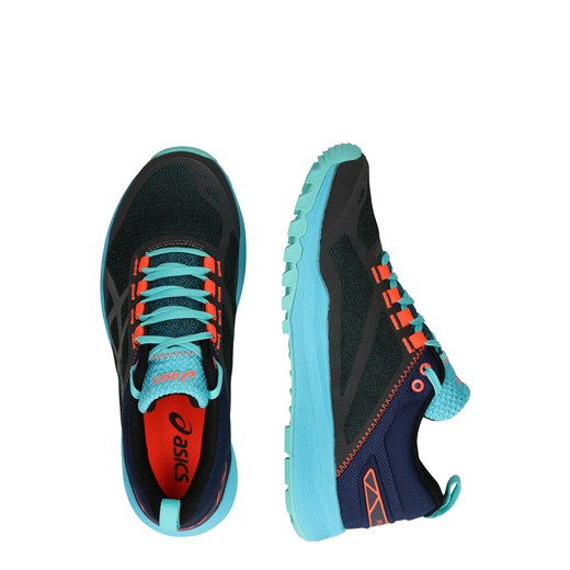 Buty sportowe damskie wielokolorowe Asics do biegania bez wzorów płaskie