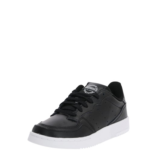 Trampki dziecięce Adidas Originals ze skóry sznurowane