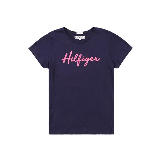 Bluzka dziewczęca Tommy Hilfiger z jerseyu z krótkim rękawem