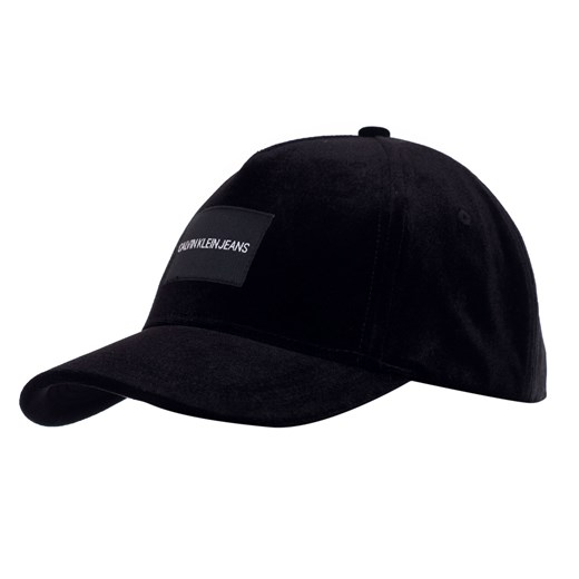 CALVIN KLEIN CZAPKA Z DASZKIEM DAMSKA J VELVET CAP BLACK K60K604782 016 Calvin Klein messimo