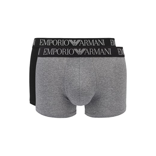 Emporio Armani 2-pack Bokserki Czarny Szary