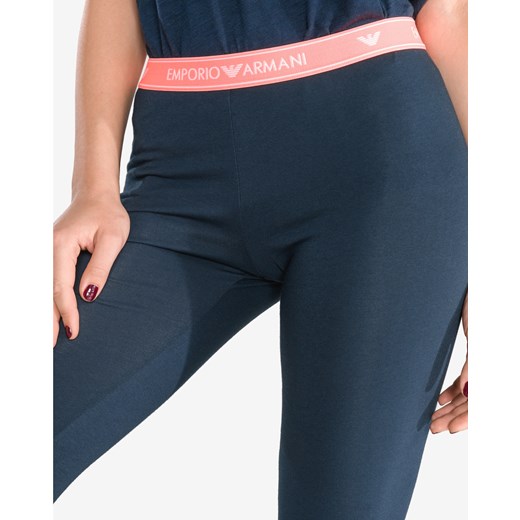 Emporio Armani Legginsy do spania Niebieski