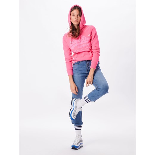 Bluzka sportowa 'PREMIUM GOODS TONAL INFILL ENTRY HOOD' Superdry M AboutYou