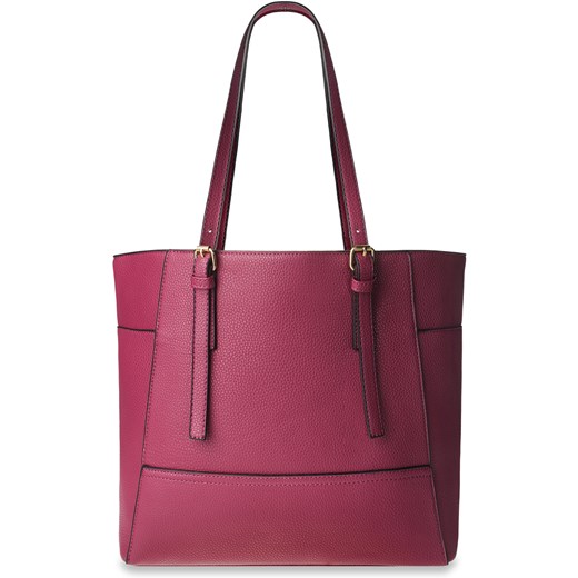 Shopper bag na ramię ze skóry ekologicznej