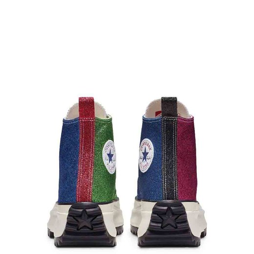 Trampki dziecięce wielokolorowe Converse z napisami wiązane