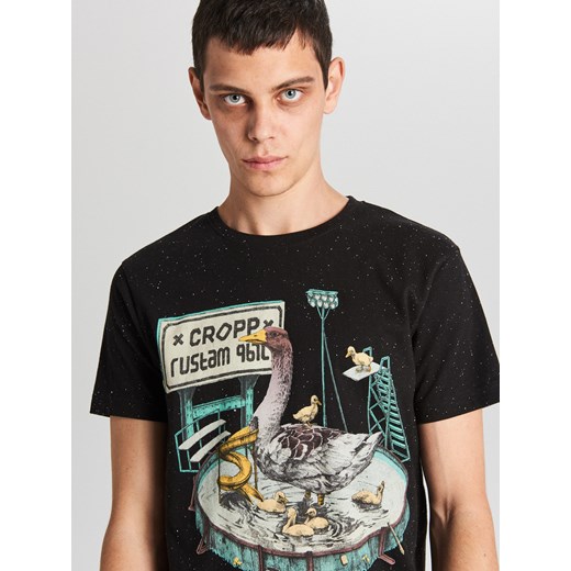 T-shirt męski Cropp z krótkim rękawem