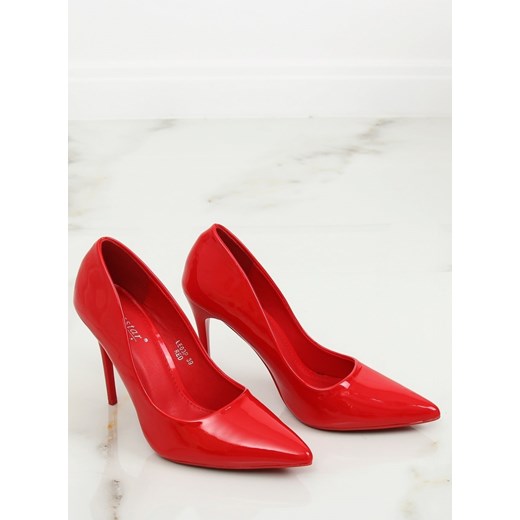 Szpilki damskie czerwone LE03P RED